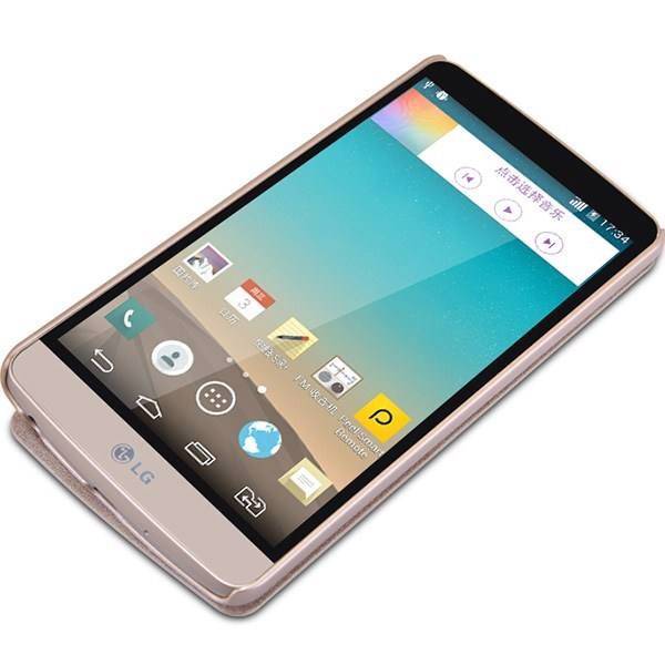 Nillkin New Leather Sparkle Flip Cover For LG G3 Stylus، کیف کلاسوری نیلکین مدل اسپارکل نیولدر مناسب برای گوشی موبایل ال جی G3 استایلوس