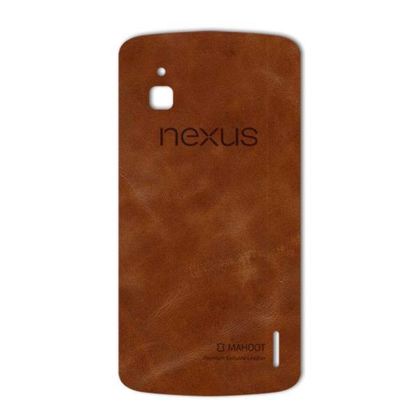 MAHOOT Buffalo Leather Special Sticker for Google Nexus 4، برچسب تزئینی ماهوت مدل Buffalo Leather مناسب برای گوشی Google Nexus 4
