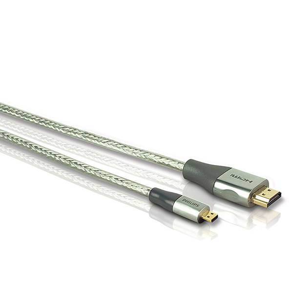 Philips Micro HDMI to HDMI Cable Model SWV3445S/10، کابل Micro HDMI به HDMI فیلیپس مدل SWV3445S/10