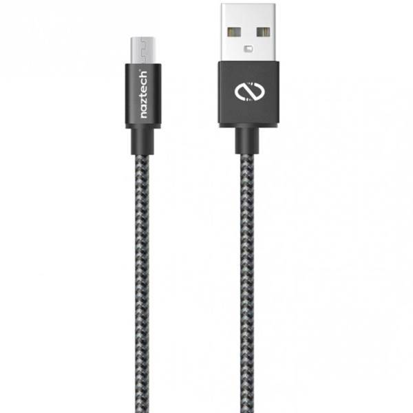 Naztech Braided USB To microUSB Cable 1.2m، کابل تبدیل USB به microUSB نزتک مدل Braided طول 1.2 متر