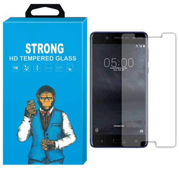 Strong Tempered Glass Screen Protector For Nokia 5، محافظ صفحه نمایش شیشه ای تمپرد مانکی مدل Strong مناسب برای گوشی نوکیا 5