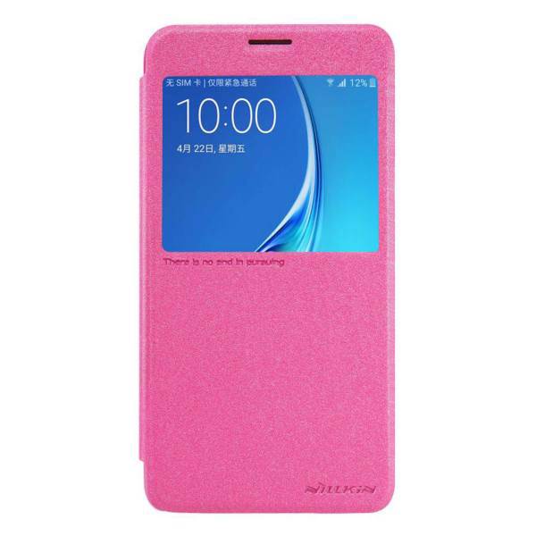 Nillkin New Leather Sparkle Flip Cover For Samsung Galaxy J7 2016، کیف کلاسوری نیلکین مدل New Leather Sparkle مناسب برای گوشی موبایل سامسونگ Galaxy J7 2016