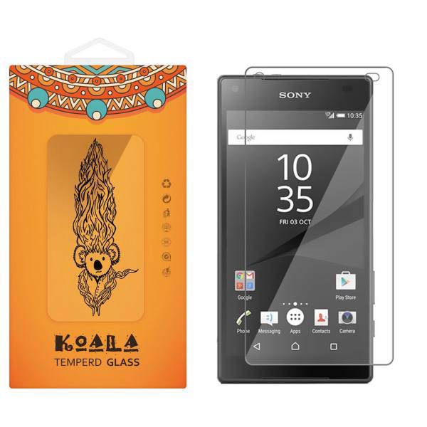 KOALA Tempered Glass Screen Protector For Sony Xperia Z5 Compact، محافظ صفحه نمایش شیشه ای کوالا مدل Tempered مناسب برای گوشی موبایل سونی Xperia Z5 Compact