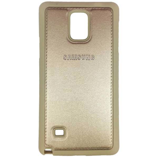 TPU Leather Design Cover For Samsung Galaxy Note 4، کاور ژله ای طرح چرم مدل مناسب برای گوشی موبایل سامسونگ Galaxy Note 4