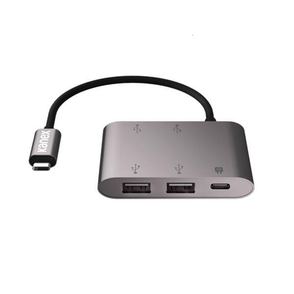 Kanex K181-1042-SG4I USB-C 4 Ports Hub، هاب USB-C چهار پورت کنکس مدل K181-1042-SG4I