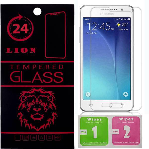 LION 2.5D Full Glass Screen Protector For Samsung G530_Grand Prime، محافظ صفحه نمایش شیشه ای لاین مدل 2.5D مناسب برای گوشی سامسونگ G530_Grand Prime