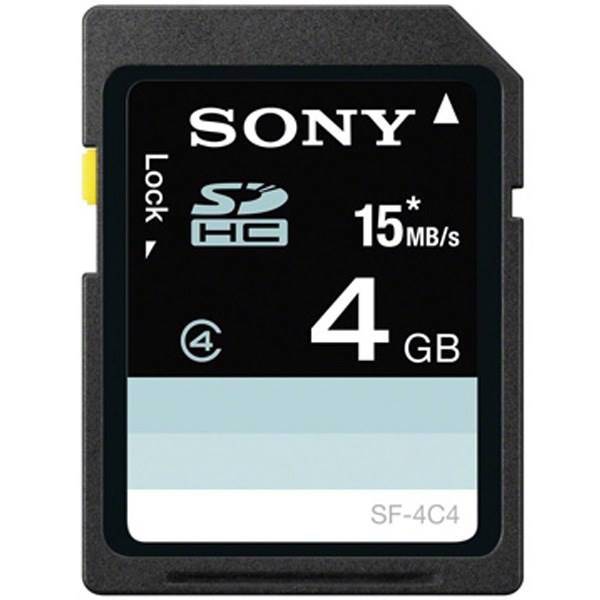 Sony SDHC Class 4 - 4GB، کارت حافظه ی SDHC سونی کلاس 4 - 4 گیگابیت