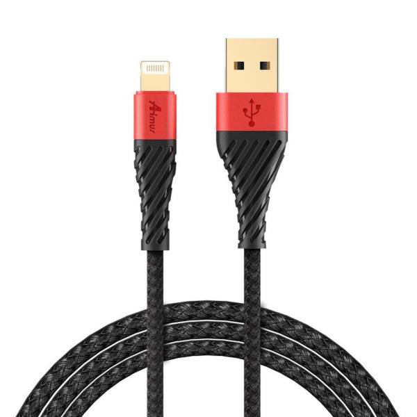Aimus Nylon USB To Lightning Cable 1.8m، کابل تبدیل USB به لایتنینگ آیماس مدل Nylon به طول 1.8 متر