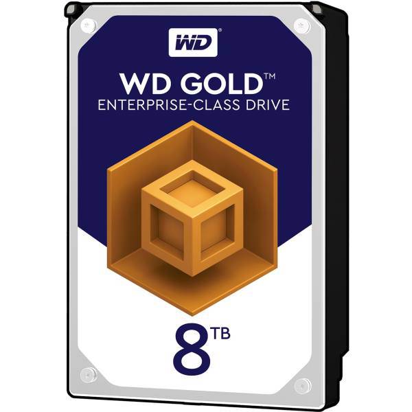 Western Digital Gold WD8002FRYZ Internal Hard Drive 8TB، هارددیسک اینترنال وسترن دیجیتال مدل Gold WD8002FRYZ ظرفیت 8 ترابایت