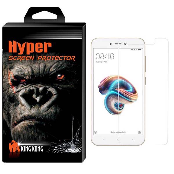 Hyper Protector King Kong Glass Screen Protector For Xiaomi Redmi 5A، محافظ صفحه نمایش شیشه ای کینگ کونگ مدل Hyper Protector مناسب برای گوشی شیاومی Redmi 5A