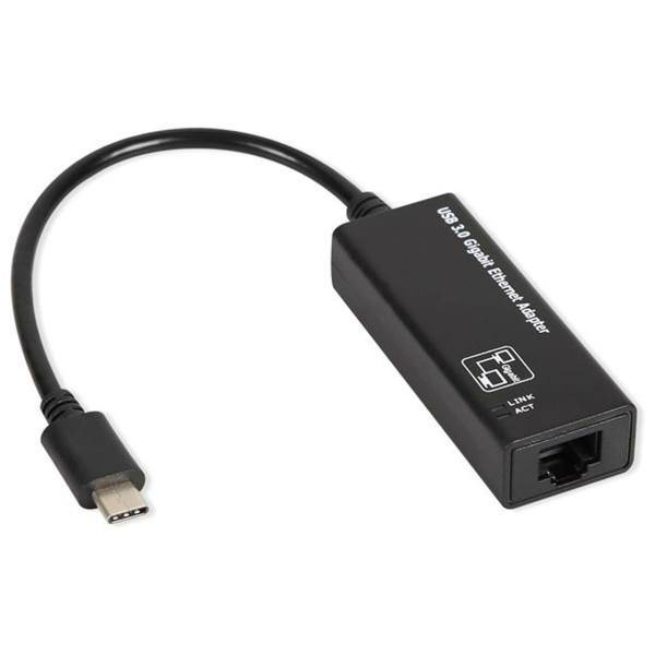 AY24 USB-C TO RJ45 10/100/1000 Mbps ETHERNET ADAPTER، مبدل USB-C به Ethernet مدل AY24