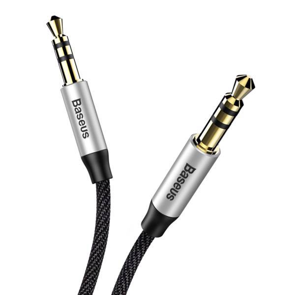 Baseus Yiven M30 3.5mm Audio Cable 50cm، کابل انتقال صدا 3.5 میلی متری باسئوس مدل Yiven M30 به طول 50 سانتی متر