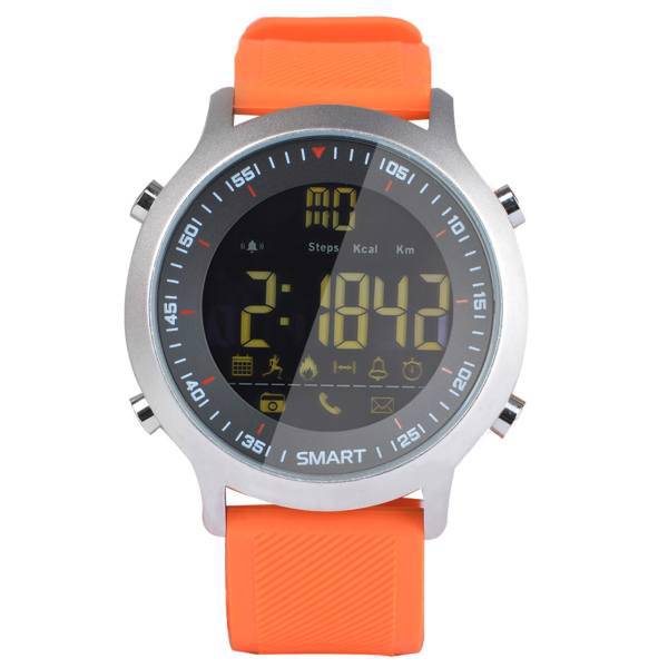 Double Six EX18 Orange Smart Watch، ساعت هوشمند دابل سیکس مدل EX18 Orange