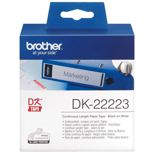 Brother DK-22223 Label Printer Label، برچسب پرینتر لیبل زن برادر مدل DK-22223