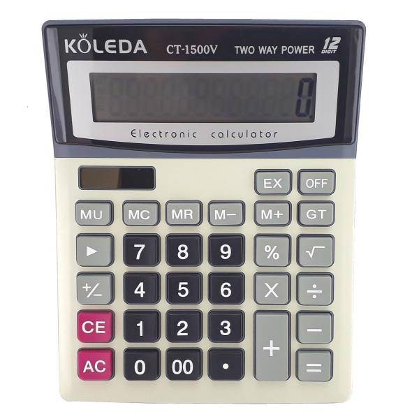 CT-1500V KOLEDA Calculator، ماشین حساب کولدا مدل CT-1500V