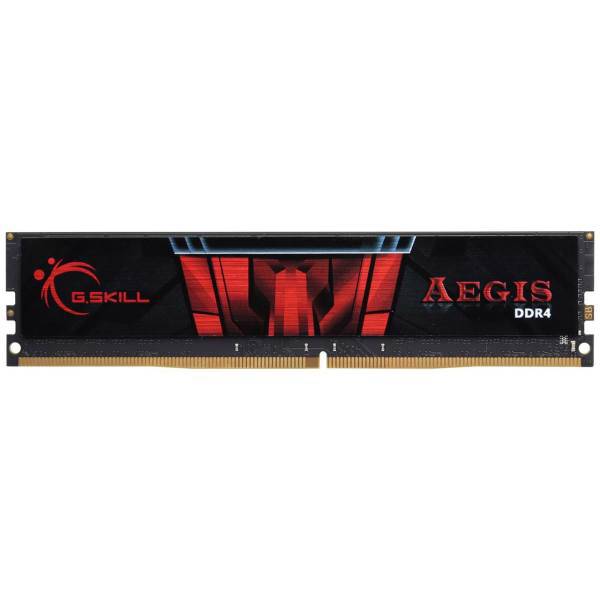 G.SKILL AEGIS DDR4 2400MHz CL17 Single Channel Desktop RAM - 8GB، رم دسکتاپ DDR4 تک کاناله 2400 مگاهرتز CL17 جی اسکیل مدل AEGIS ظرفیت 8 گیگابایت