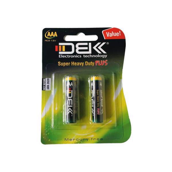 DBK Electronics Technology Super Heavy Duty Plus 2Pcs، باتری نیم قلمی دی بی ک مدل Super Heavy Duty Plus بسته دو عددی