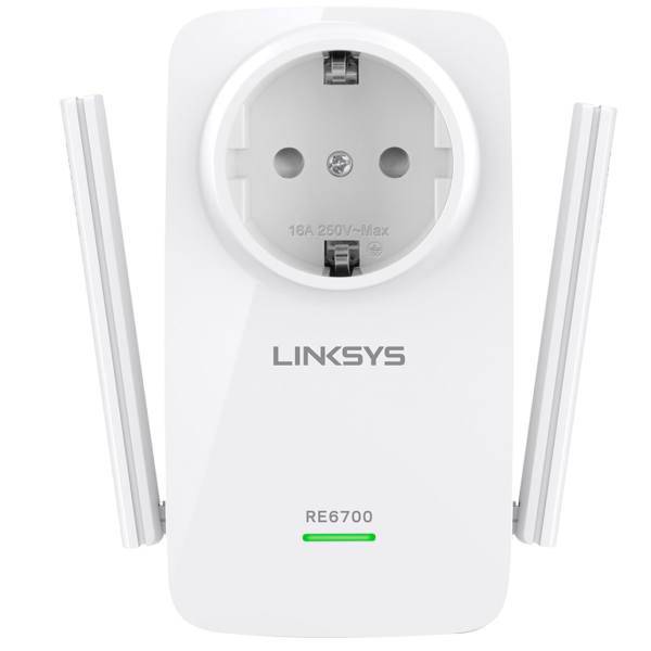 Linksys RE6700-EG N300 Wireless Range Extender، توسعه دهنده محدوده بی‌سیم لینک سیس مدل RE6700-EG