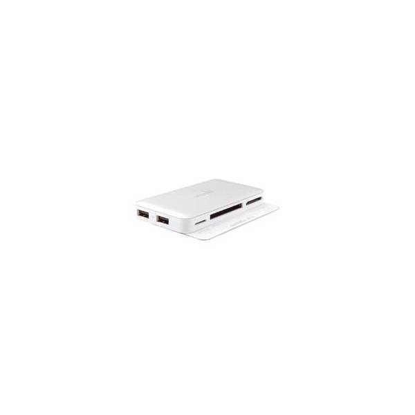 Moshi Cardette Ultra Silver USB Hub and Card Reader، یو اس بی هاب و کارت خوان موشی کاردت اولترا سیلور