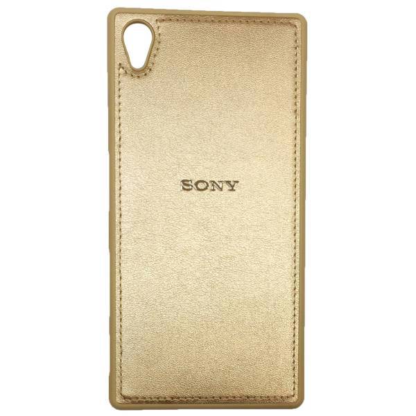 TPU Leather Design Cover For Sony Xperia Z5، کاور ژله ای طرح چرم مناسب برای گوشی موبایل سونی Xperia Z5