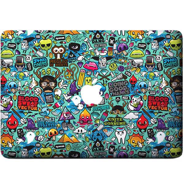 Wensoni Mix 3 Sticker For 15 Inch MacBook Pro، برچسب تزئینی ونسونی مدل Mix 3 مناسب برای مک بوک پرو 15 اینچی