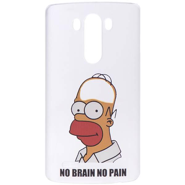 Homer Simpson Cover For LG G3 -Type 2، کاور گوشی موبایل مدل Homer Simpson مناسب برای ال‌ جی G3 - طرح 2