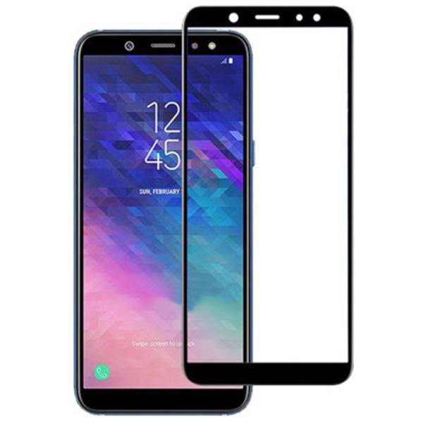 3D Full Adhesive Glass Samsung A6 Plus، محافظ صفحه نمایش تمام چسب مدل Full Glue مناسب برای گوشی سامسونگ A6 plus