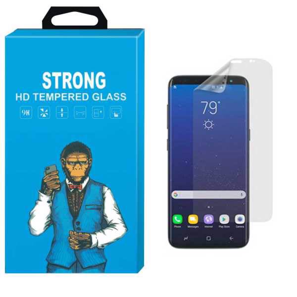 Strong Fullcover TPU Screen Protector For Samsung Gaalaxy S8 Plus، محافظ صفحه نمایش تی پی یو مدل Strong Fullcover مناسب برای گوشی سامسونگ گلکسی S8 Plus