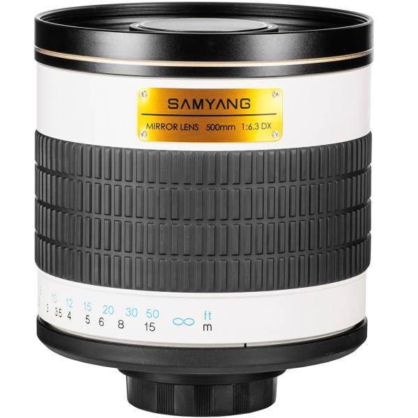 Samyang 500mm f/6.3 Mirror Lens Camera Lens، لنز سامیانگ مدل 500mm f/6.3 Mirror Lens