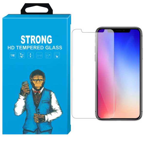 Strong Tempered Glass Screen Protector For Apple Iphone X/10، محافظ صفحه نمایش شیشه ای تمپرد مدل Strong مناسب برای گوشی اپل آیفون X/10