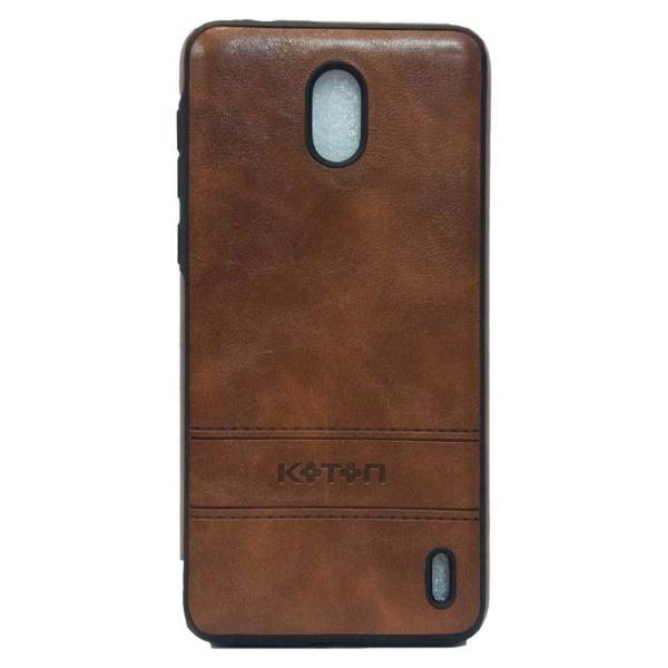 Koton Leather design Cover For Nokia 2، کاورطرح چرم مدل Koton مناسب برای گوشی موبایل نوکیا 2