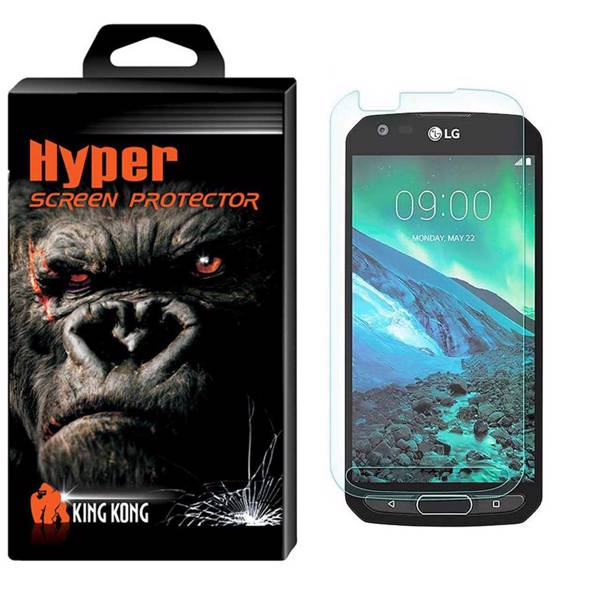 Hyper Protector King Kong Glass Screen Protector For LG X Venture، محافظ صفحه نمایش شیشه ای کینگ کونگ مدل Hyper Protector مناسب برای گوشی ال جی X Venture
