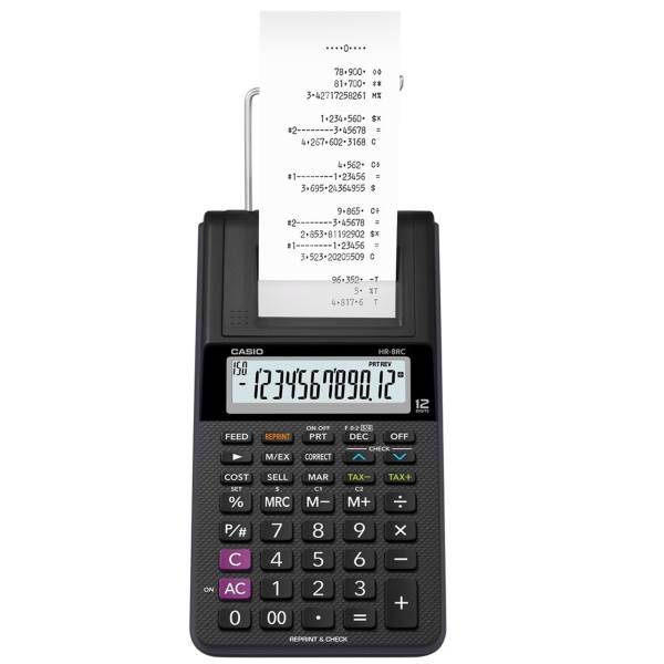 Casio HR-8RC-BK Calculator، ماشین حساب کاسیو مدل HR-8RC-BK