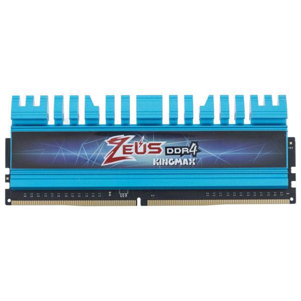 Kingmax Zeus DDR4 3000Mhz CL16 Single Channel Desktop RAM 8GB، رم دسکتاپ DDR4 تک کاناله 3000 مگاهرتز CL16 کینگ مکس مدل Zeus ظرفیت 8 گیگابایت