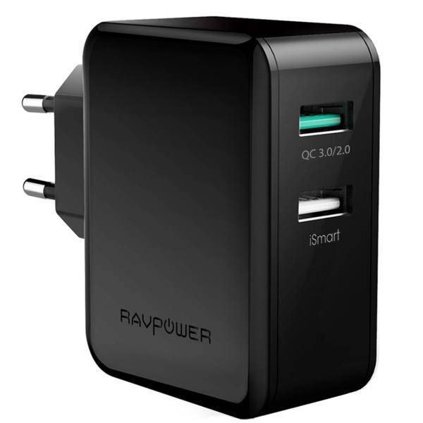 RAVPower RP-PC006 Quick Charge 3.0 Wall Charger، شارژر دیواری راو پاور مدل RP-PC006