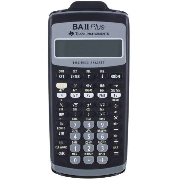 Texas Instruments BA II PLUS Calculator، ماشین حساب تگزاس اینسترومنتس مدل BA II PLUS