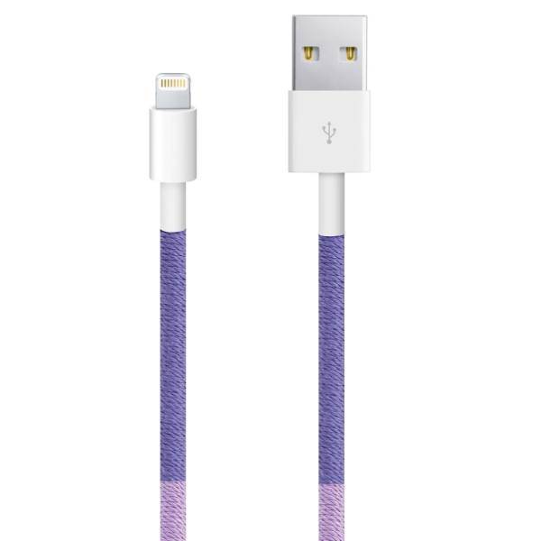 Vod Ex C-45 USB To Lightning Cable 1m، کابل تبدیل USB به Lightning ود اکس مدل C-45 به طول 1 متر