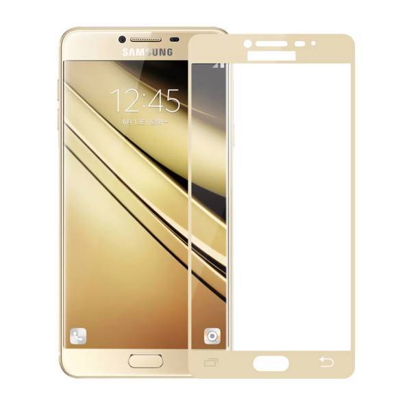 Tempered Full Cover Glass Screen Protector For Samsung Galaxy C5، محافظ صفحه نمایش شیشه ای تمپرد مدل Full Cover مناسب برای گوشی موبایل سامسونگ Galaxy C5