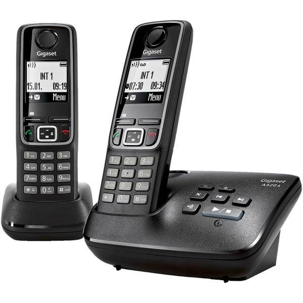 Gigaset A420 A Duo Wireless Phone، تلفن بی سیم گیگاست مدل A420 A Duo