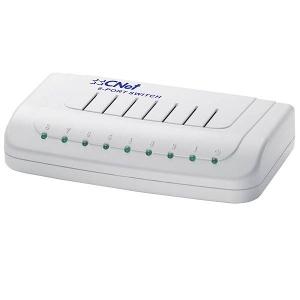CNet CSH-800 8-Port Fast Ethernet Switch، سوییچ 5 پورت مگابیتی و دسکتاپ سی نت مدل CSH-800