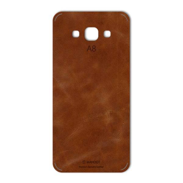 MAHOOT Buffalo Leather Special Sticker for Samsung A8، برچسب تزئینی ماهوت مدل Buffalo Leather مناسب برای گوشی Samsung A8