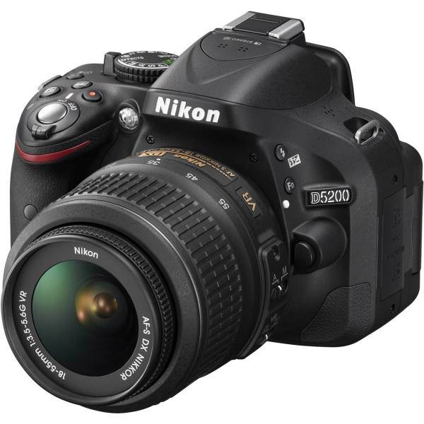 Nikon D5200 AF-S DX Nikkor 18-55mm VR II Kit Digital Camera، دوربین دیجیتال نیکون مدل D5200 به همراه لنز 18-55 VR II