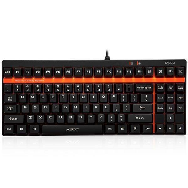 Rapoo V500 Mechanical Gaming Keyboard، کیبورد مکانیکی مخصوص بازی رپو مدل V500