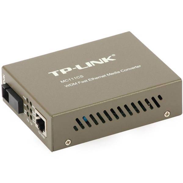 TP-LINK MC111CS 10/100Mbps WDM Media Converter، مبدل فیبر تی پی-لینک مدل MC111CS