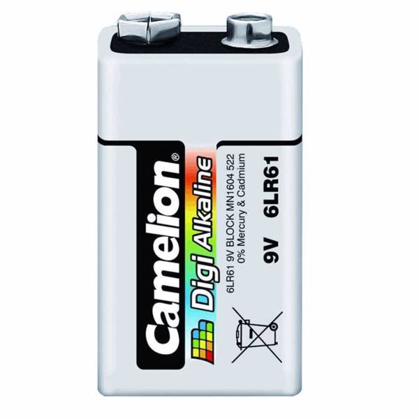 Camelion Digi Alkaline 6LR61 Battery، باتری کتابی کملیون مدل Digi Alkaline 6LR61