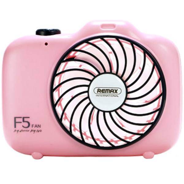 Remax F5 Camera Shape Mini Fan، پنکه کوچک ریمکس مدل F5 Camera Shape