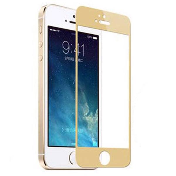 Gold Screen Portector For iPhone 5/5S، محافظ صفحه نمایش طلایی برای آیفون 5/5S