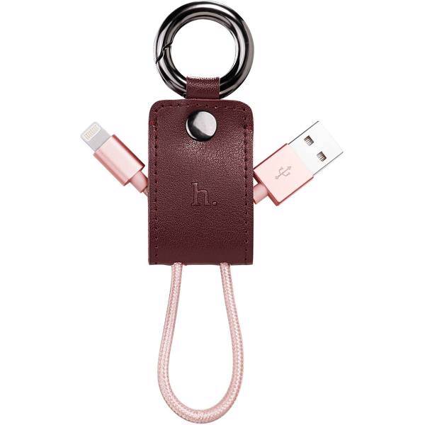 Hoco UPL19 Key Chain USB To Lightning Portable Charge Cable 0.15m، کابل تبدیل USB به لایتنینگ هوکو مدل UPL19 Key Chain به طول 0.15 متر