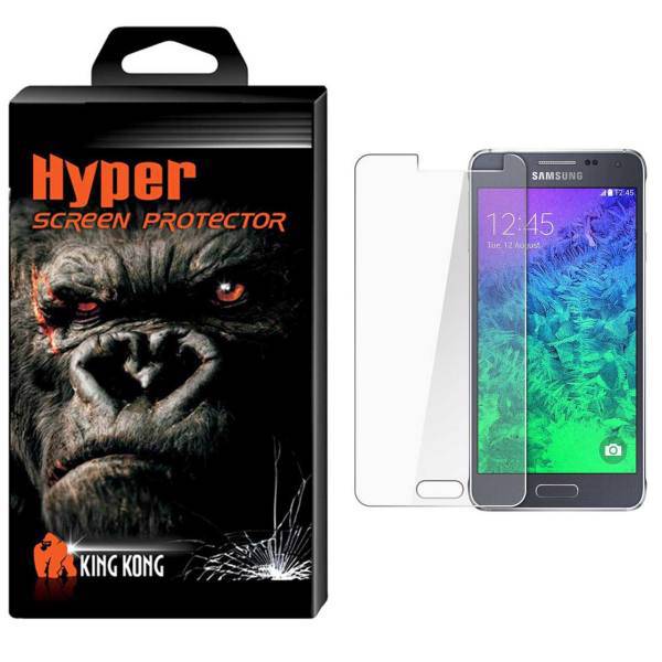 Hyper Protector King Kong Glass Screen Protector For Samsung Galaxy Alpha/ G 850، محافظ صفحه نمایش شیشه ای کینگ کونگ مدل Hyper Protector مناسب برای گوشی سامسونگ گلکسی Alpha/ G 850