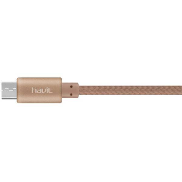 Havit 626X USB To microUSB Cable 1m، کابل تبدیل USB به microUSB هویت مدل 626X به طول 1 متر